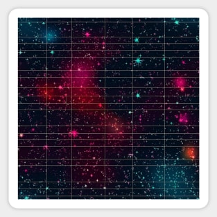 Infinite Expansion - Infinite Space Seamless Pattern Sticker